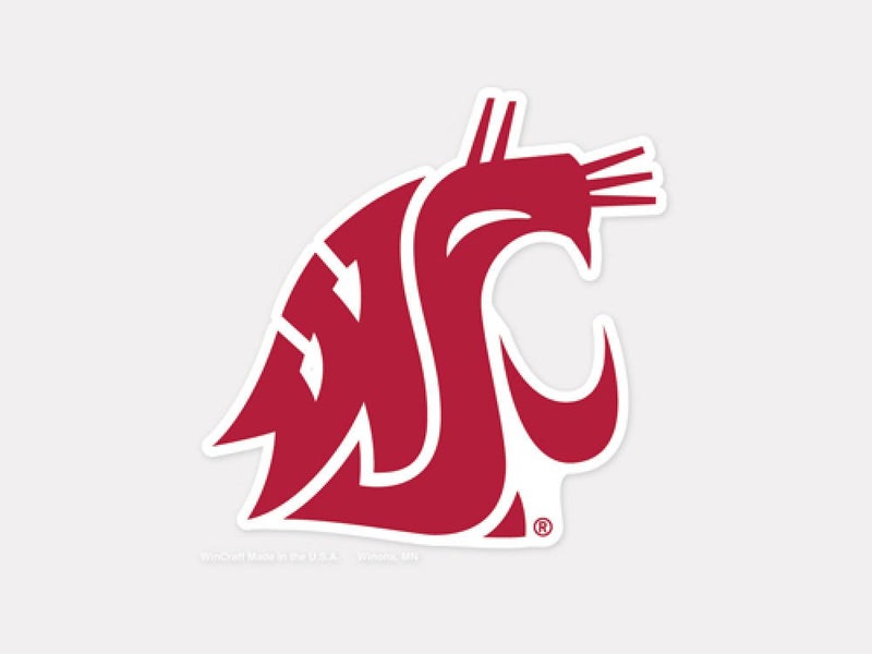Wincraft NCAA Washington State University Perfect Cut Color Decal, 4"" x 4"" - Image 1